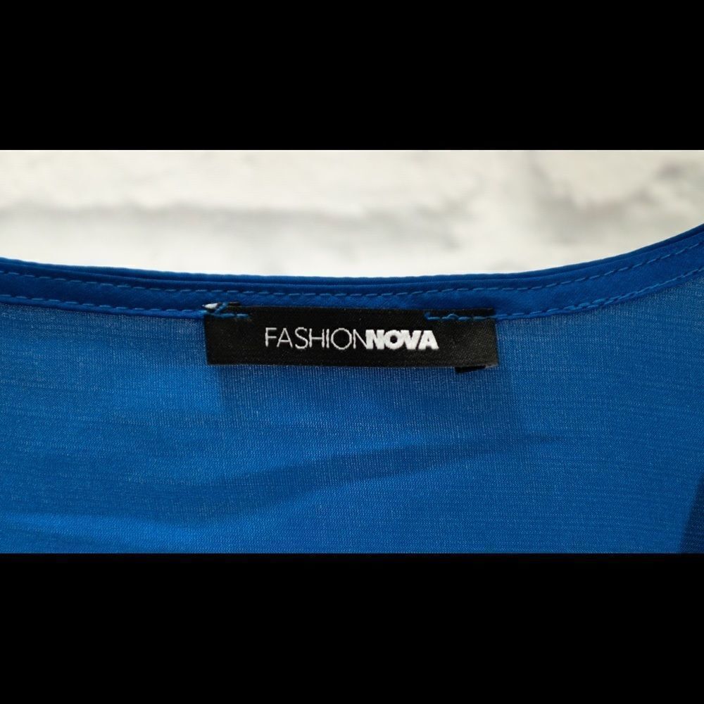 FASHION Nova • royal blue dress - Picture 3 of 4